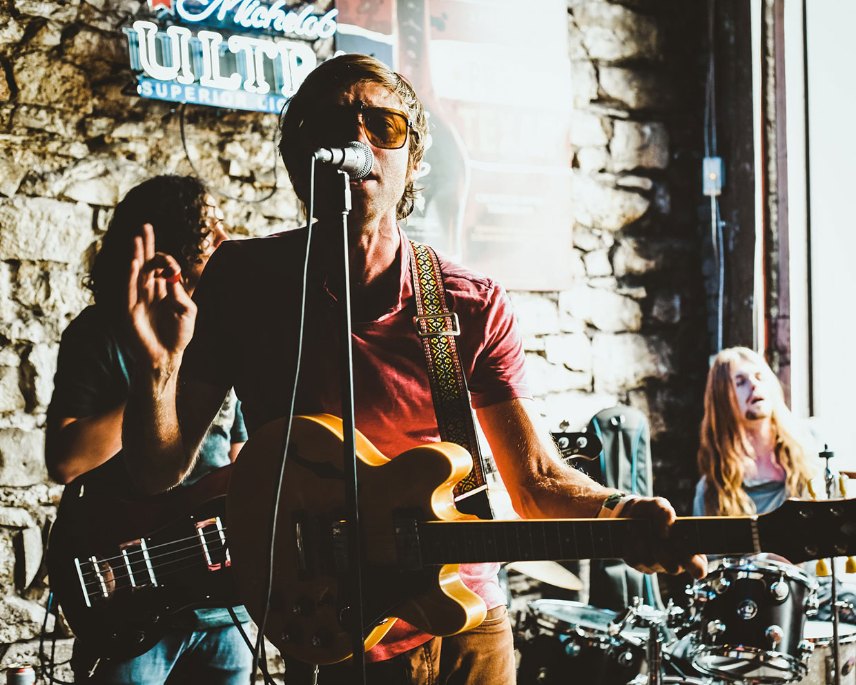 Man playing guitar